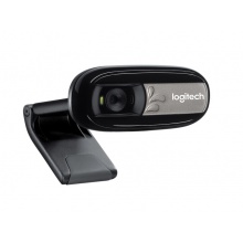 罗技（Logitech） C170 网络摄像头 多人通话 网络课程笔记本电脑摄像头 黑色