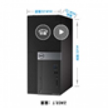 Dell 台式机7060MT i7-8700/4G*4/1T...